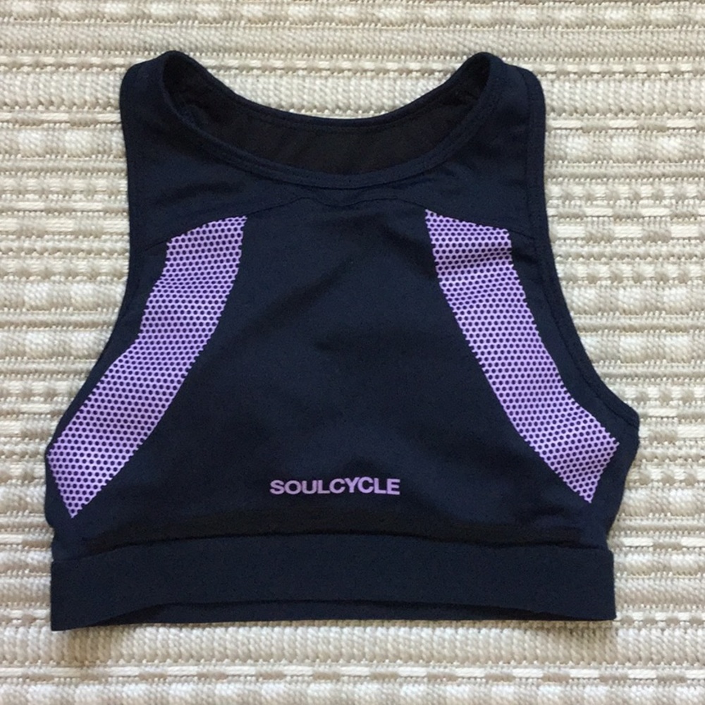 Lilybod for Soulcycle High Neck Sports Bra